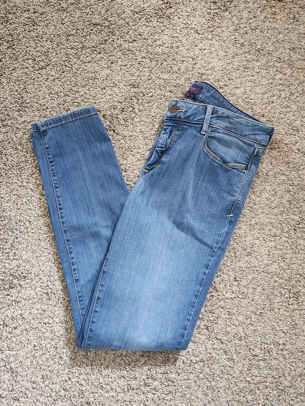 NYDJ Women’s Light Blue Stretch Denim Leggings